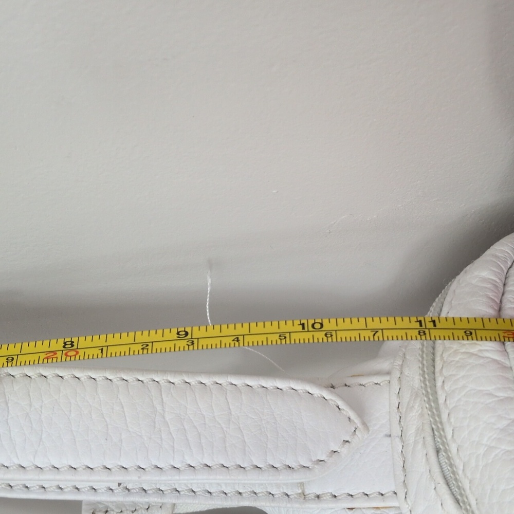 Vera Pelle White Shoulder Bag - Picture 8 of 11